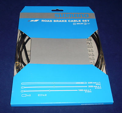 Y80098019 Shimano Road Racing Bike Brake Cable Set SLR