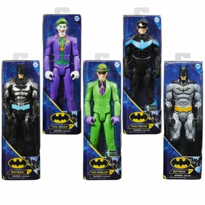 [10,00€/Stk] Spin Master 6055697 BUNDLE - DC - Batman - 5 Actionfiguren, 30cm