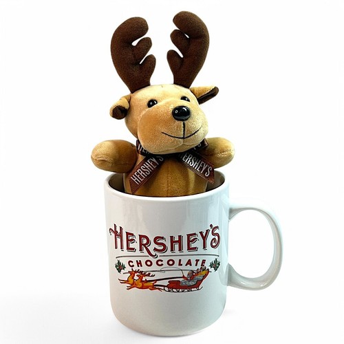Hershey's Chocolate Huge 32 Oz Mug Cup RARE SANTA SLEIGH Series - Picture 2 of 4
