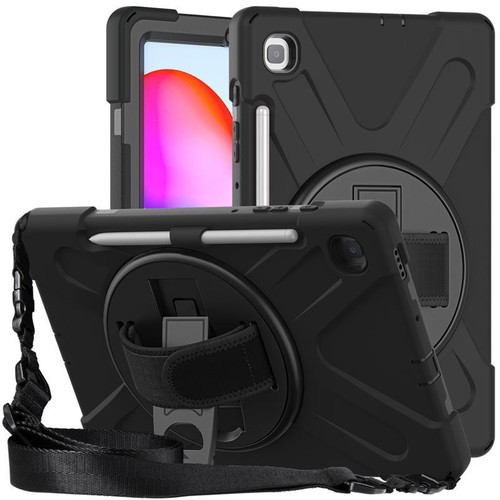 Rugged Case Samsung Galaxy Tab S6 Lite 10.4 P613 P619 P610 P615 Hand Stand Cover - Picture 5 of 32