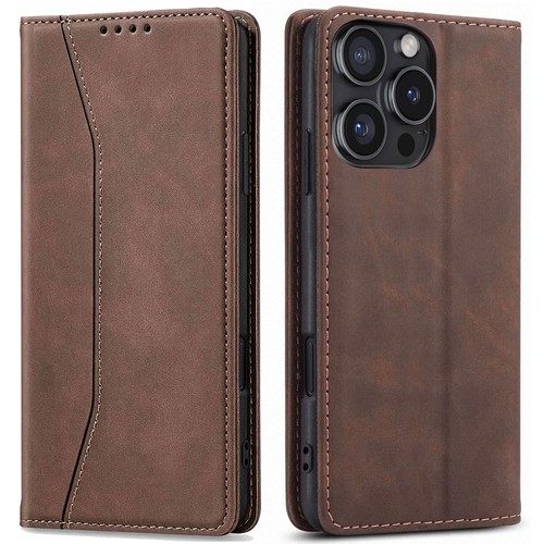 For iPhone 16e 16 Plus 16 Pro Max Leather Wallet Case Magnetic Heavy Duty Cover - Picture 19 of 24