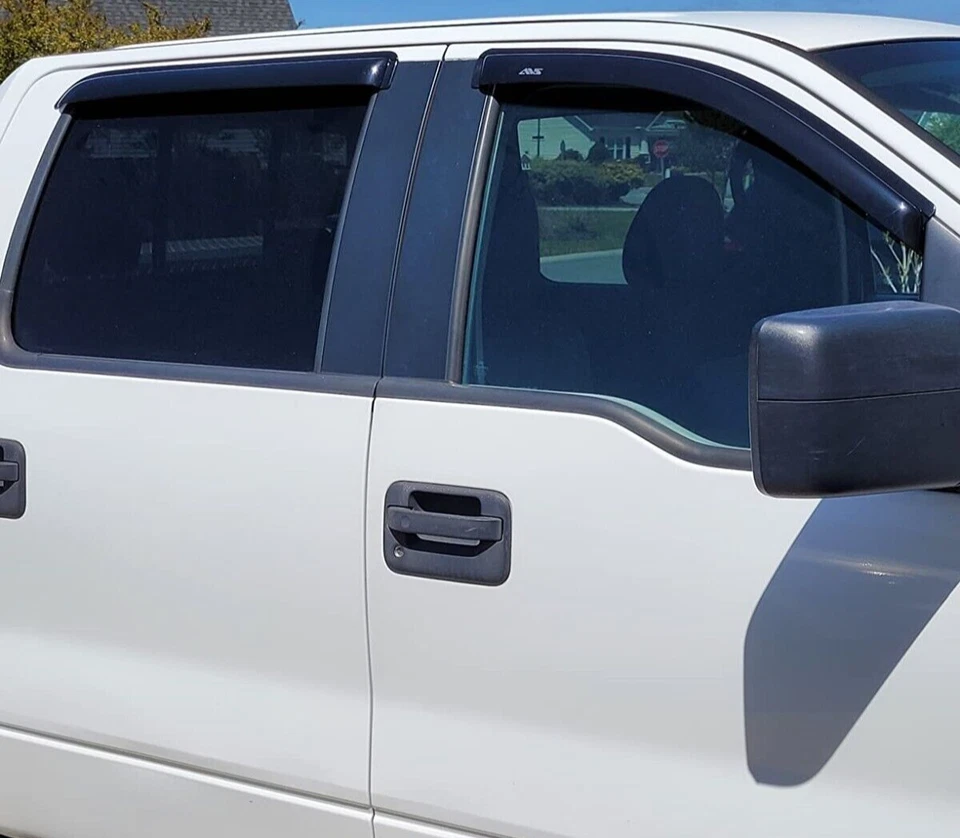 Protectores de lluvia AVS viseras de ventilación pantalla para 04-08 Ford F-150 2006-2008 Lincoln Mark LT Foto 3 de 4