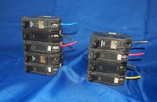 Lot Of 9 GE General Electric 30 Amp 1 Pole 120/240 Volt Circuit Breakers THQB