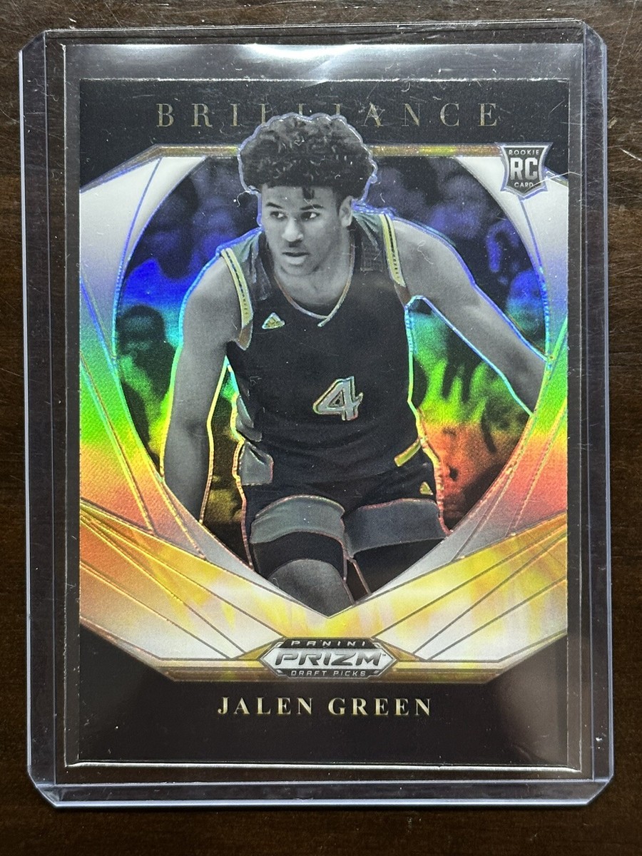 2021-22 Prizm Draft Picks Brilliance Holo Jalen Green Rookie 2021-22 Prizm Draft Picks Brilliance Holo Jalen Green Rookie