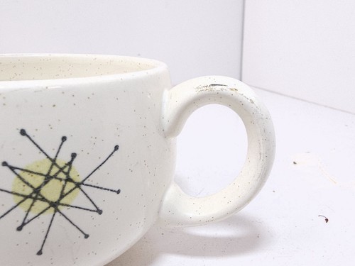 MCM Franciscan Atomic Starburst Coffee/Tea Cups Set Of Three - Picture 10 of 11