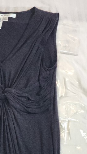 MAX STUDIO Maxi Dress Sleeveless Black Women's Size XS 54 Inches Long - Picture 5 of 10