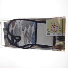 SET DA FORNO GUANTONE+PRESINE+GREMBIULE CUCINA BLU "OVALI COLORATI" RICAMO