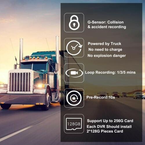 Dash cam 4 canali 1080p per auto, camion e camper. con garanzia di un anno - Foto 2 di 5