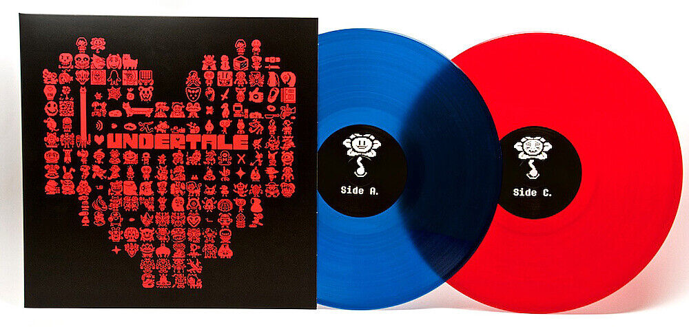 UNDERTALE IAM8BIT SOUNDTRACK 2X VINYL NEW! BLUE LP TOBY | eBay