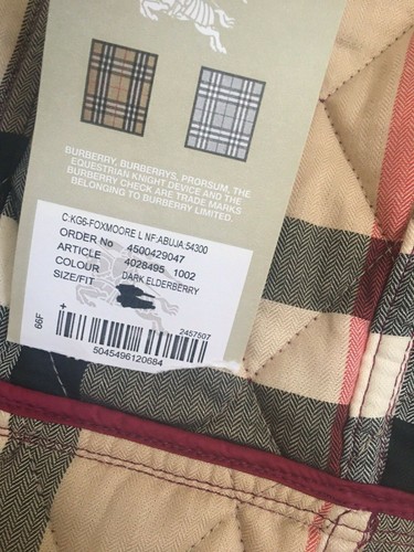 NWT 100% AUTH Burberry Big Kids Foxmoore Hooded Quilted Jacket Sz 14 - Picture 8 of 9