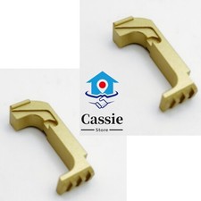 2 Pack GIock GEN4/5 Extended Mag Release 17/33/35/37/38/39 Aluminum Gold