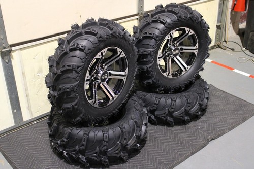 SPORTSMAN XP1000 27" MUD LITE II & 14" VIPER M/B ATV TIRE & WHEEL KIT POL1CA - Picture 3 of 7