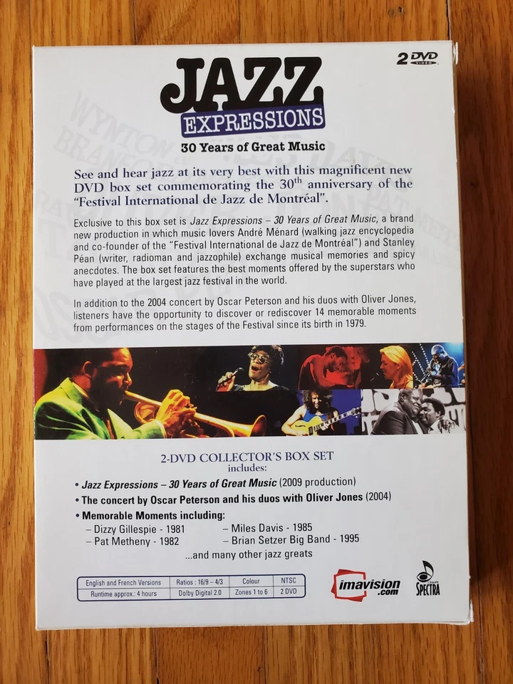 JAZZ EXPRESSIONS DVD 30 YEARS OF GREAT MUSIC 2 DISC SET COMPLETE EUC JAZZ MUSIC - Image 2 of 4