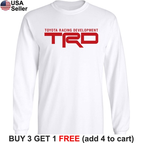 TRD Long T-Shirt Toyota Racing Development Sport Truck Car Supra Tacoma Tundra - Picture 13 of 19