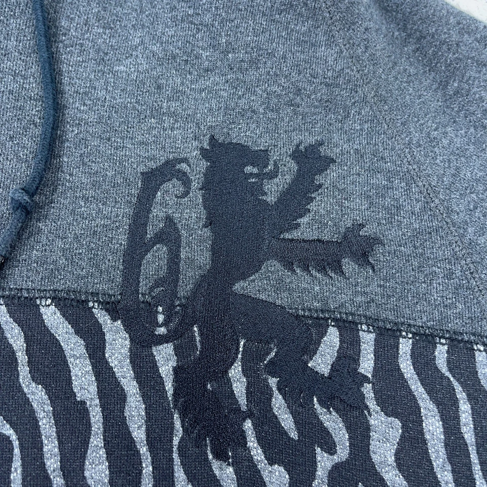 Nike Hoodie Men XL Black Gray LeBron James Sweatshirt Sweater Lion Colorblock - Image 3 of 4