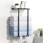 Towel Racks for Bathroom, Wall Mounted Bath Towel Holder Storage Organizer for R