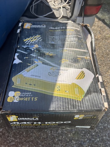 formula mach-1000 fan cooling system 2 channel amplifier - Picture 2 of 2