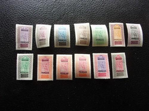 SUDAN - Grüne Briefmarke/Briefmarke Nr. 20/24 26/30 n* MH (25 ausgedünnt) (A38bis) (L) - Bild 1 von 2