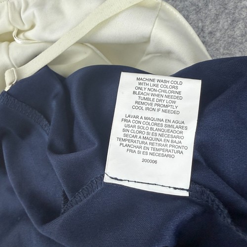 Candies Damen Jumpsuit weiß Spitze & blau Blumen weites Bein Schlitze Y2K 90er Landhaus - Bild 9 von 9