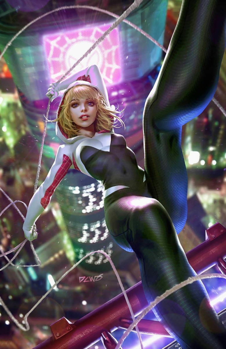 Amazing Spider-Man 73 Derrick Chew Spider-Gwen Stacy Variant Trade