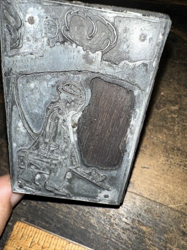 Printing Block ( Sad Depressed Man With Suitcase In Hand ) - Picture 4 of 9