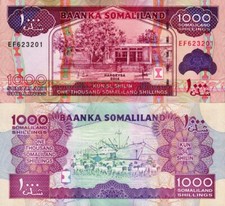 SOMALILAND - 1000 Shillings 2014 FDS UNC Banknote