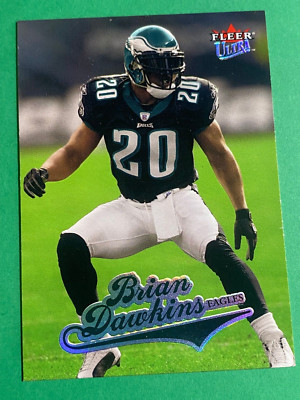 BRIAN DAWKINS, EAGLES, S, #71, 2004 FLEER ULTRA, HOF 2018, NEAR MOMT