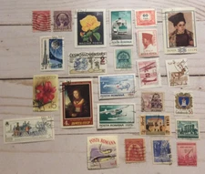 Lot of 25 Mixed Stamps Exact Stamps Pictured Lot # 11