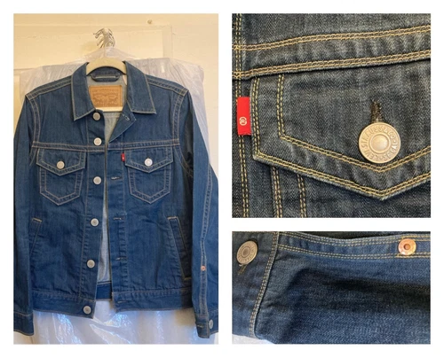 RARE EXCLUSIVE PREMIUM STRETCH DENIM LEVIS TRUCKER JACKET UNAVAILABLE ANYWHERE S video thumbnail