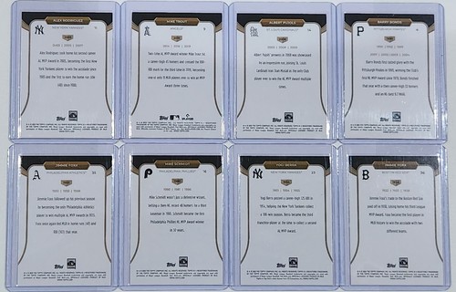 (8) 2025 Topps Welcome To The Club: 3x MVP TROUT, PUJOLS, BONDS + More Card Lot - Picture 2 of 2
