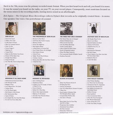 ボブ・ディラン The Original Mono Recordings The Original Mono Recordings Limited Edition CD Box Set