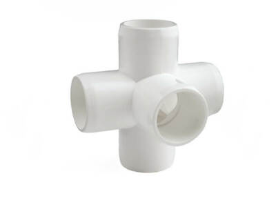 3/4'' weiß 5-Wege Winkel Möbel Klasse Sch 40 PVC
