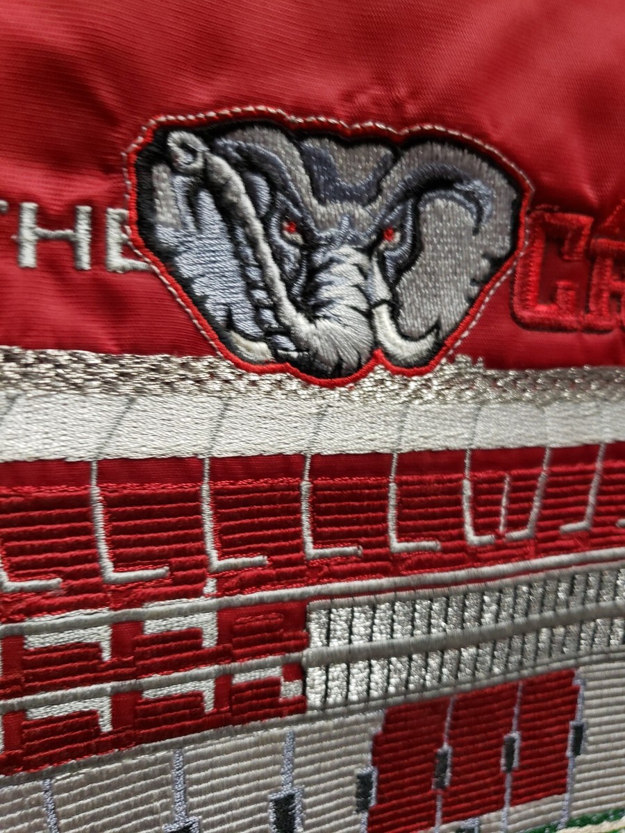 VTG Alabama Crimson Tide Satin Jacket Red Bryant Denny VTG Alabama Crimson Tide Satin Jacket Red Bryant Denny