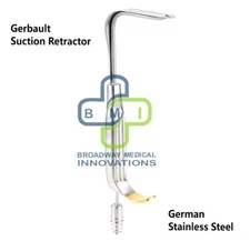 Gerbault Suction Retractor Fiber Optic Rhinoplasty Instruments