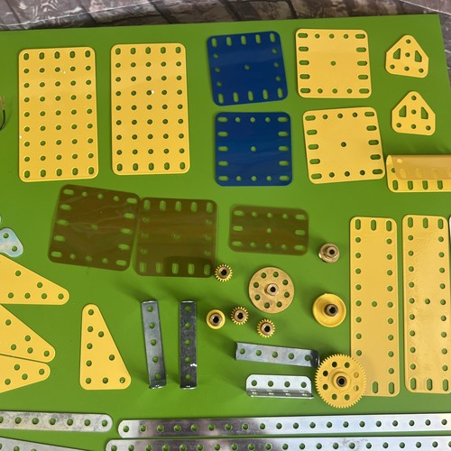 Juego de montadores Meccano construcción metálica #5 NO COMPLETO repuestos más de 100 piezas - Imagen 6 de 23