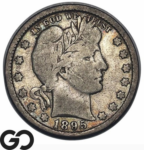 1895-O Barber Quarter — photo from another recent sale