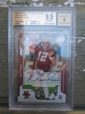 Matt Ryan / 2008 Upper Deck Draft Edition Autographs #74 / Graded BGS 9.5