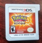 Pokemon Sun Nintendo 3DS  2016 Authentic Cartridge Only