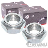 2X A.B.S. 30Er Achsmuttern M20X1.5 Hinten Vorne Passend FüR Ford Courier Escort