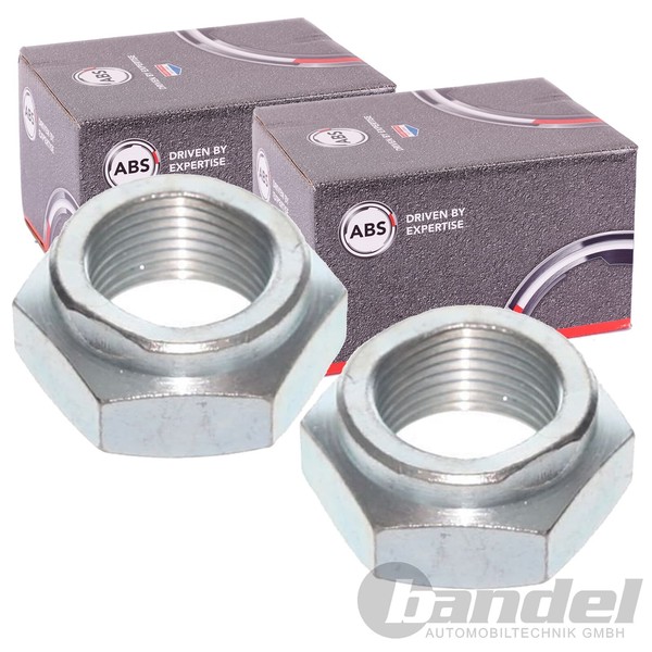 2X A.B.S. 30Er Achsmuttern M20X1.5 Hinten Vorne Passend FüR Ford Courier Escort-image