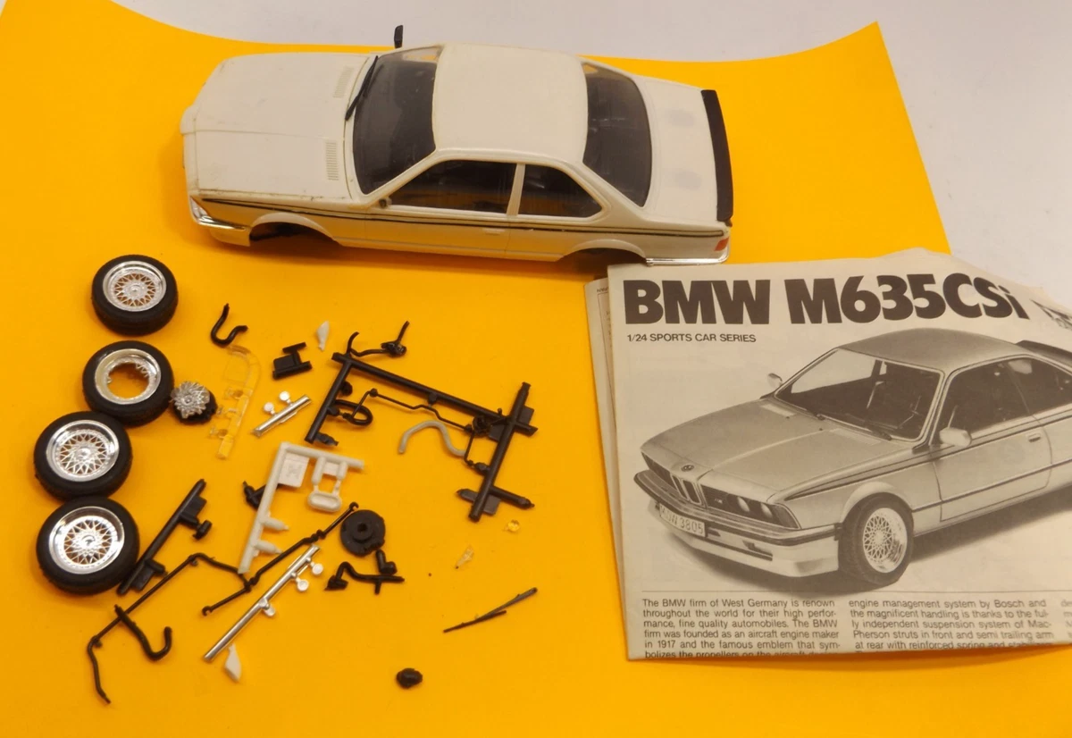 TAMIYA  M635CSi 1/24 スケール Tamiya BMW M635CSi 1/24 Scale Model Built - SEE PHOTOS - AS IS | eBay