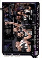 2025-26 Topps #295 Light The Beam!: Kings Have Fun Hooping!