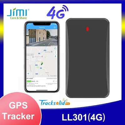 Jimi LL301 4G GPS Tracker Temperature Sensor 10000mAh Battery Real-Time Tracking
