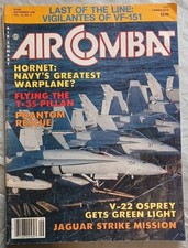 Air Combat Magazine September 1986 Vol. 14 No. 5 Navy Hornet V-22 Osprey