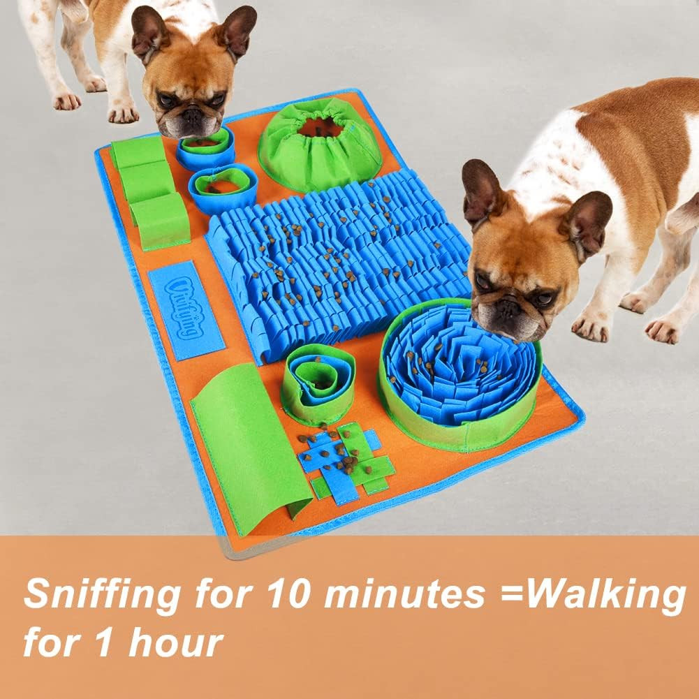 Snuffle Mat for Dogs, Interactive Dog Puzzle Toy for Boredom and Mental Stimulat
