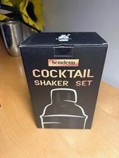 Cocktail Shaker Set, Mixology Bartender Kit 10-Piece with Recipe Cards