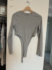 Women’s Size 8-10 Primark Grey Bodysuit Very Good Condition