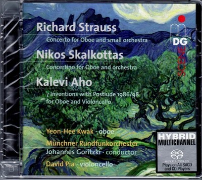 STRAUSS / AHO / SKALKOTTAS: OBOE CONCERTOS   SA-CD m. YEON-HEE KWAK, JOHANNES GO