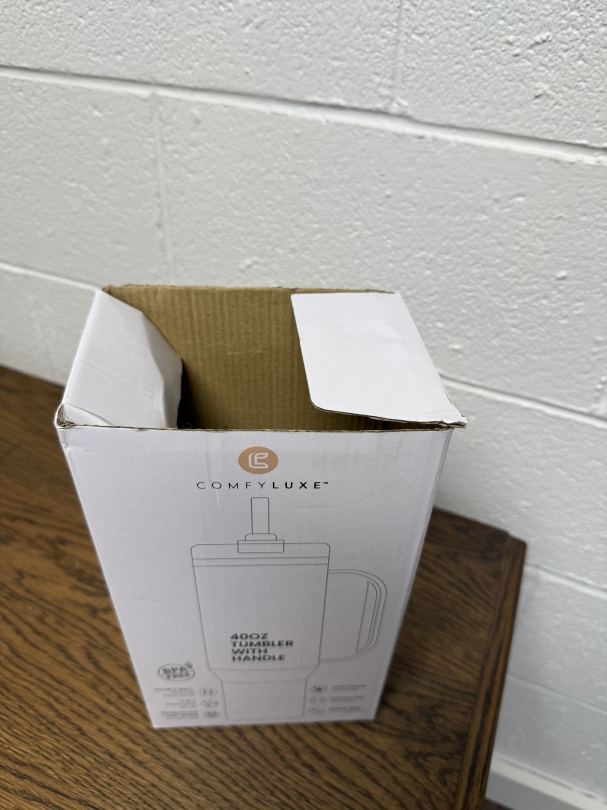 ComfyLuxe Daisy Flowers Pattern 40oz Double Walled Stainless Steel Tumbler