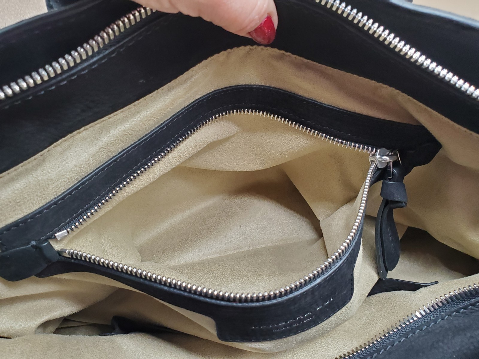 Barbara Bui Python Snakeskin Leather Bag Black - image 9